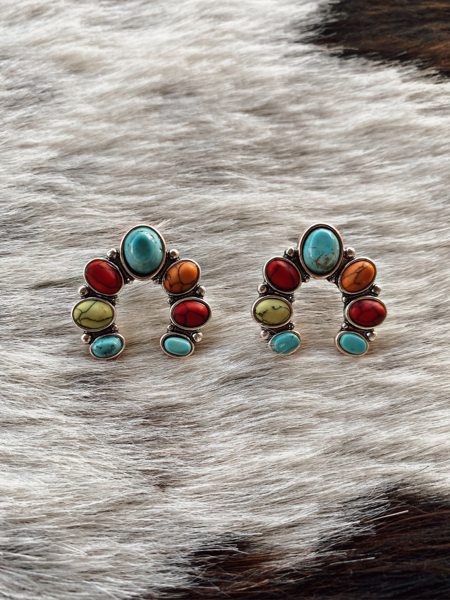 Multi- color Crestone Naja Earrings