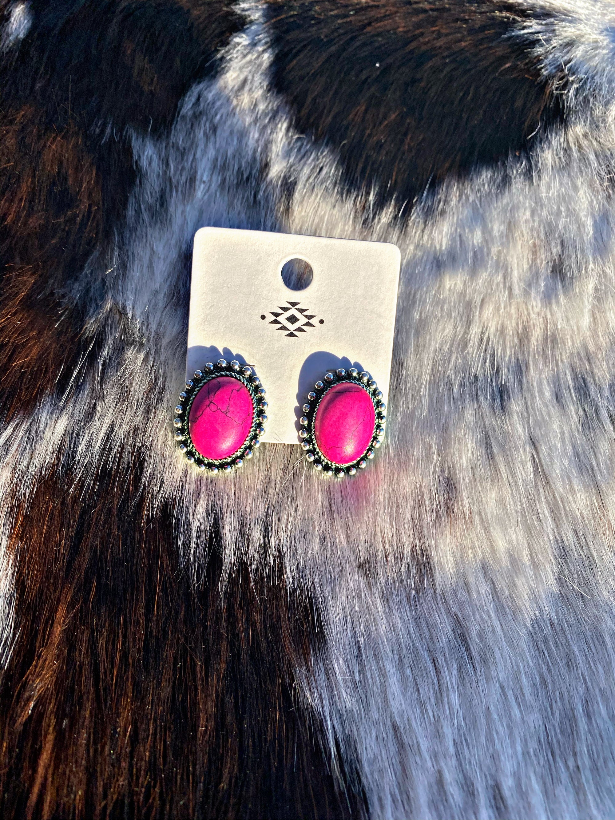 pink-oval-post-earrings