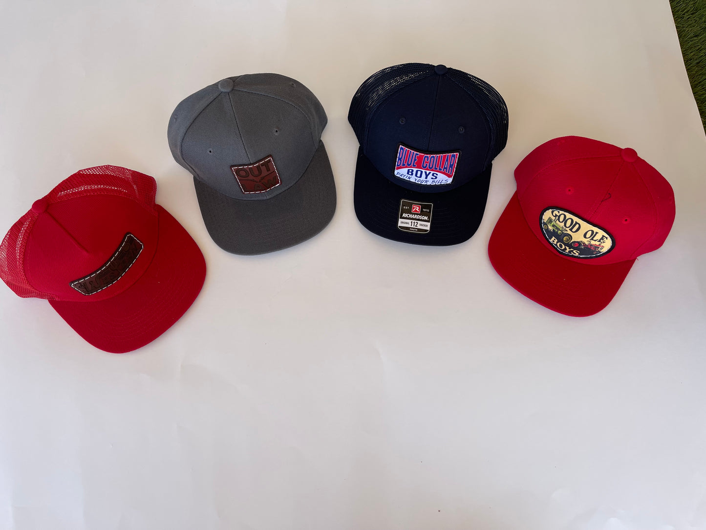 Red Good Ole Boys Printed Patch Hat
