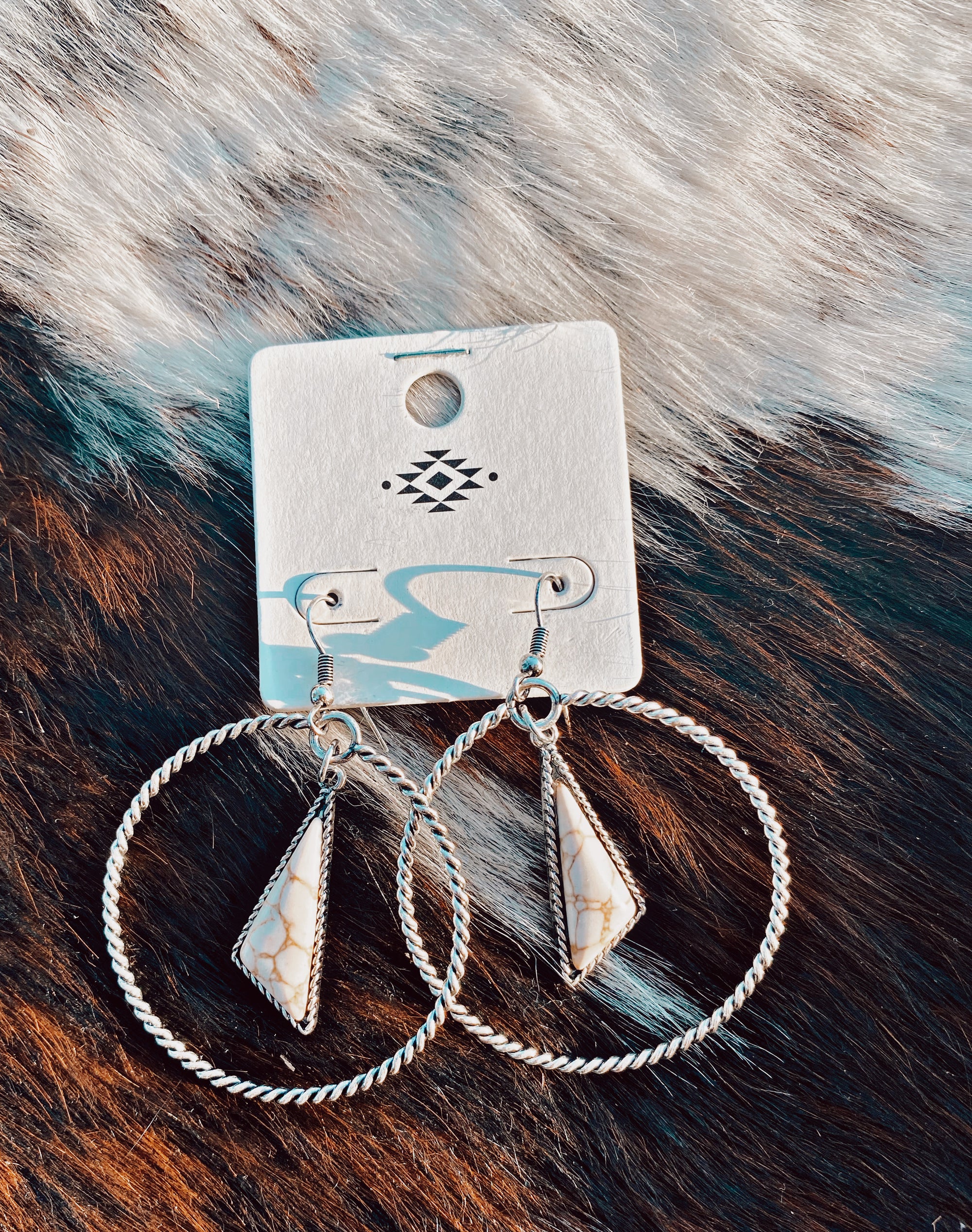western-white-hoop-earrings