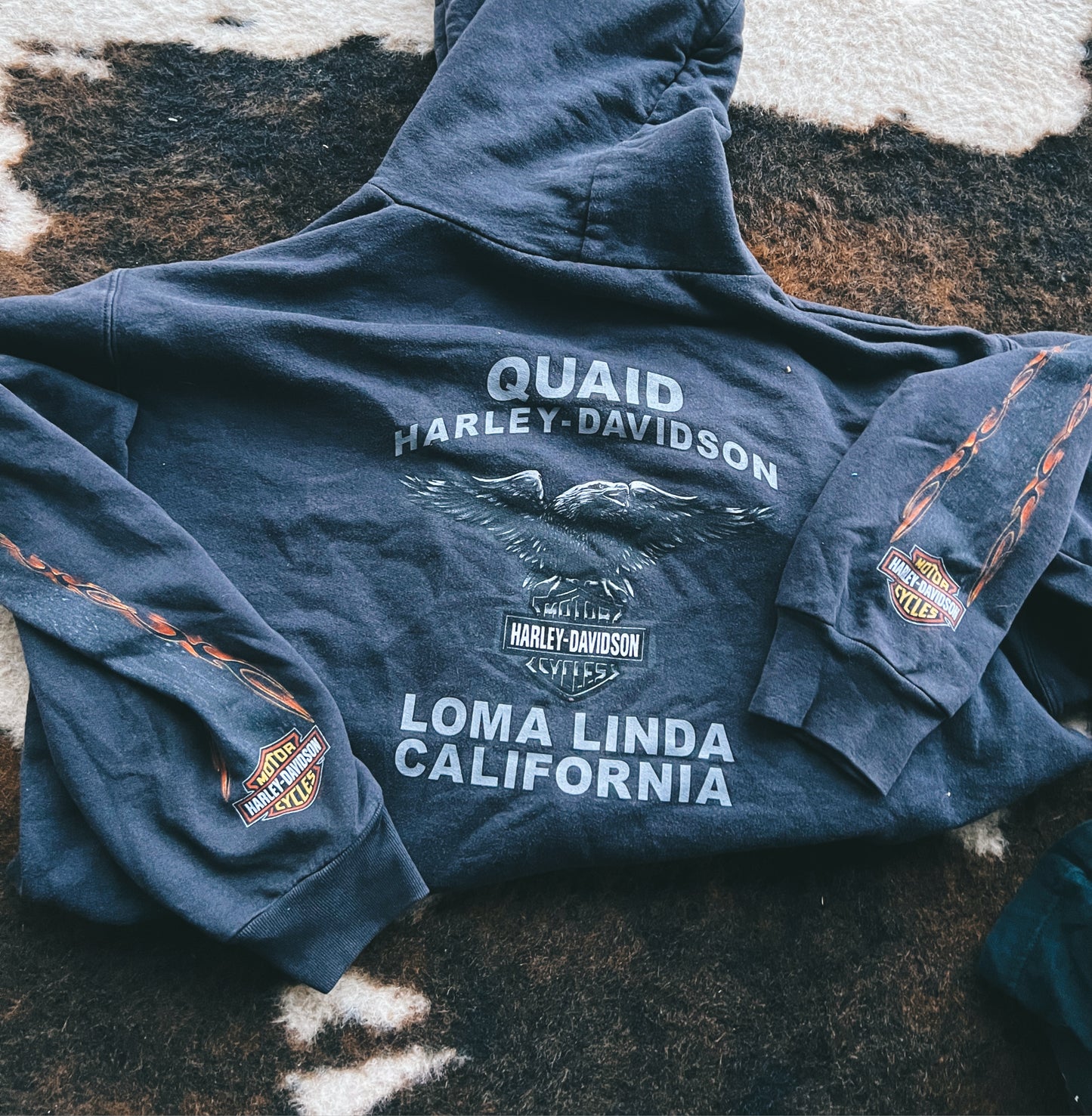 Lona Linda California Vintage Zip Up Hoodie
