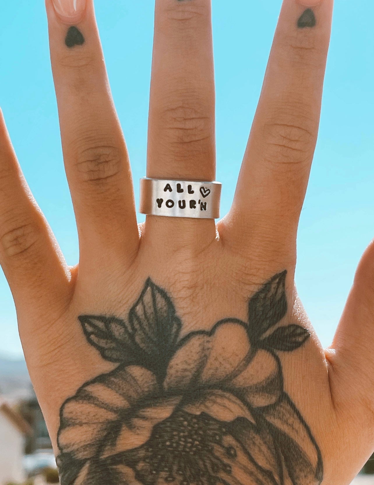 All Your’n Metal Stamped Ring